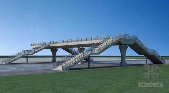 80m系杆拱专项施工方案资料下载-80m钢结构连续梁人行天桥施工方案（64页）