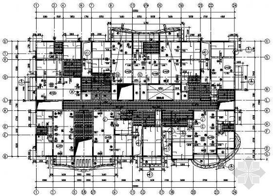 高层住宅施工结构图纸资料下载-某十一层高层住宅楼结构图纸