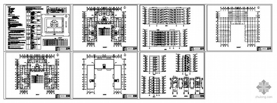 [大连]某六层住宅小区建筑施工图（毕业设计）-4