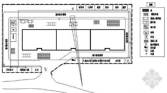 120平方米平面布置方案资料下载-四川某住宅楼进度计划和平面布置图
