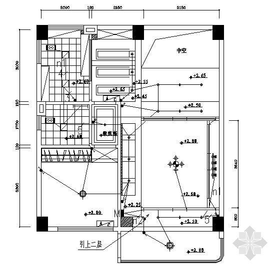 精细设计复式洋楼资料下载-某复式别墅强电设计