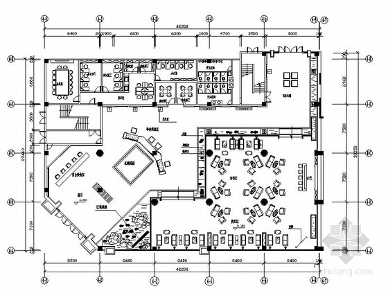 售楼部室内su资料下载-[广东]某高档精品售楼部室内施工图（含效果）