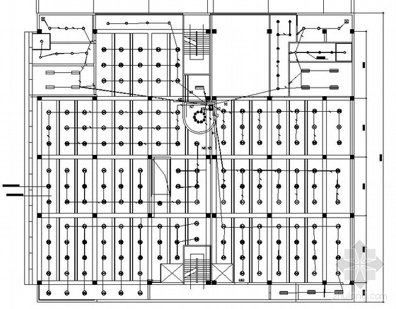 三层酒店建筑CAD图纸资料下载-某三层健身所电气图纸