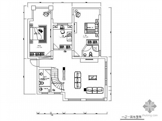 二层彩钢板房施工图资料下载-某二层别墅施工图