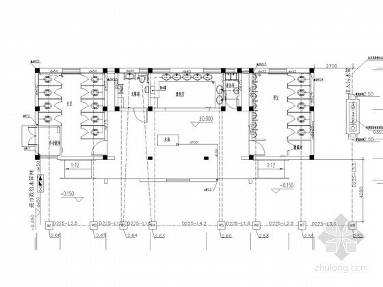 室外公共建筑卫生间资料下载-公共卫生间给排水施工图