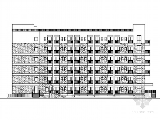 宿舍楼建筑外立面设计说明资料下载-[四川]市级灾后重建中学宿舍楼设计施工图