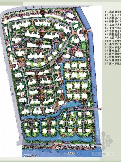 桉树林中的花园式房屋资料下载-[上海]花园式住宅社区景观设计方案