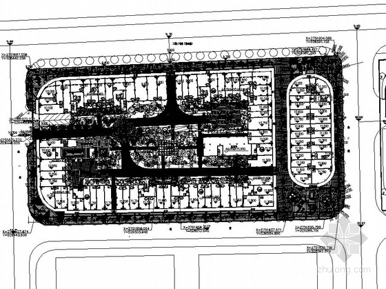 园林景观施工图树池资料下载-[泉州]居住区园林景观工程施工图设计