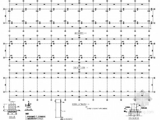 单层车间建筑图资料下载-[重庆]单层轻钢结构车间厂房结构图（含建筑图）