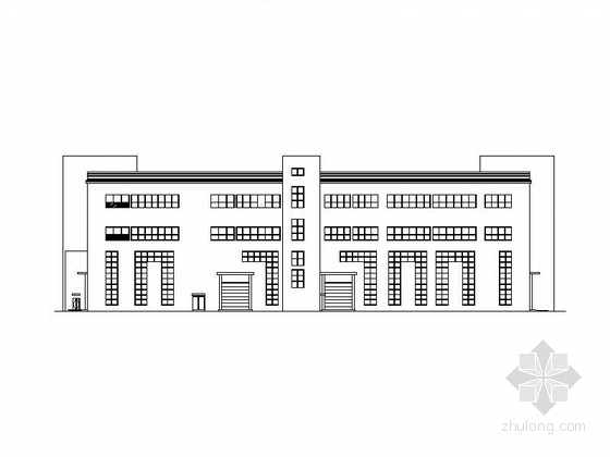 工业厂房施工图设计说明资料下载-[合肥]现代多层工业厂房建筑施工图