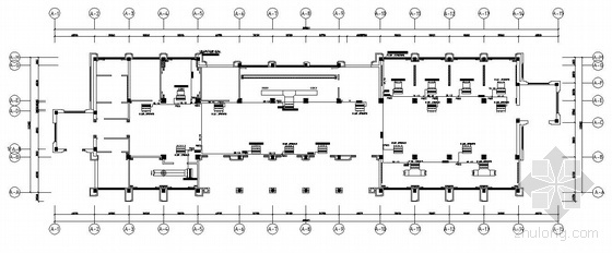 售楼部CAD建筑平面图资料下载-佛山某售楼部空调平面图