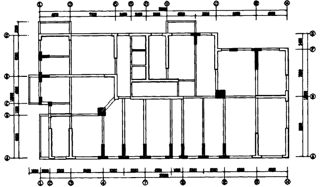 高层建筑外墙粉刷厚度资料下载-8度地震区高层建筑短肢剪力墙结构的判定及设计探讨