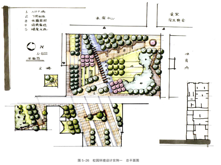 风景园林快题设计与表现-校园环境设计示例