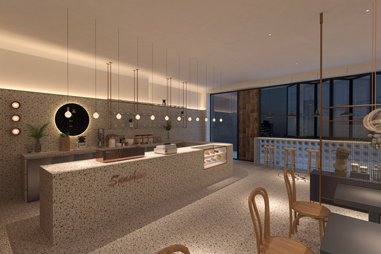 青岛室内设计风格“阳光不锈咖啡西餐厅”设计案例-西餐厅一调7