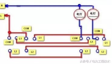 两地控制一盏灯？双联开关如何接线？_5