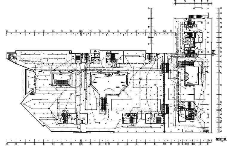 某十八层商业大厦电气施工全套图纸(75张)-消防平米图2