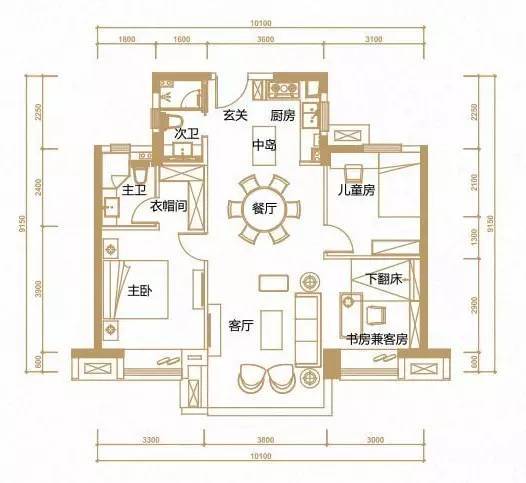 “会变”的户型，室内无承重墙， 布局随意变化、切割……_14