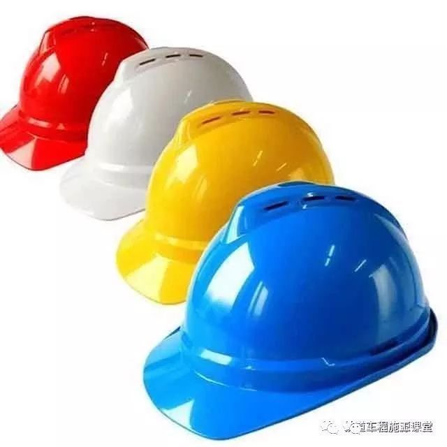 建筑行业所戴的安全帽颜色不同， 颜色代表着什么？_1