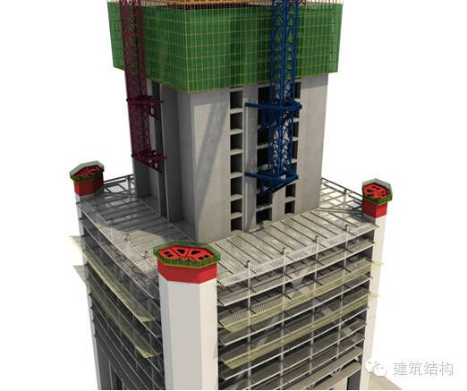 建筑结构丨超高层建筑钢结构施工流程三维效果图-1.jpg