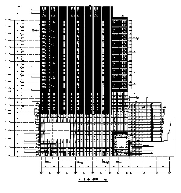 [浙江]高层剪力墙结构知名地产商城建筑施工图（文本+施工图）-高层剪力墙结构知名地产商城建筑施工图（文本+施工图）