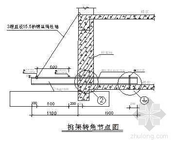 桩板墙脚手架方案资料下载-某高层外墙脚手架施工计算书