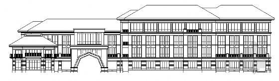 4层小学效果图资料下载-某四层小学教学楼建筑设计方案