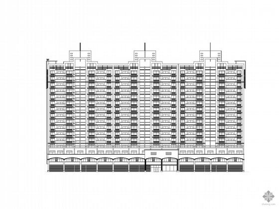 住宅人防建筑施工图资料下载-[彬州]某十六层住宅人防指挥所建筑施工图