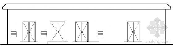 配电房框架建筑结构施工图资料下载-某配电房建筑结构方案图
