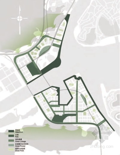 [广东]现代风格城市综合体规划及单体设计方案文本（国外知名建筑事务所）-城市综合体分析图