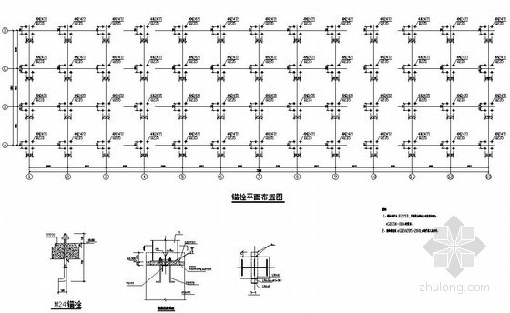 [湖北]钢结构厂房结构设计图（二层 18米跨 带夹层）- 