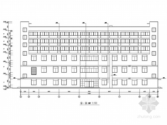 餐饮综合楼建筑施工图资料下载-[江西]五层框架结构公司综合楼结构施工图（含建筑图）