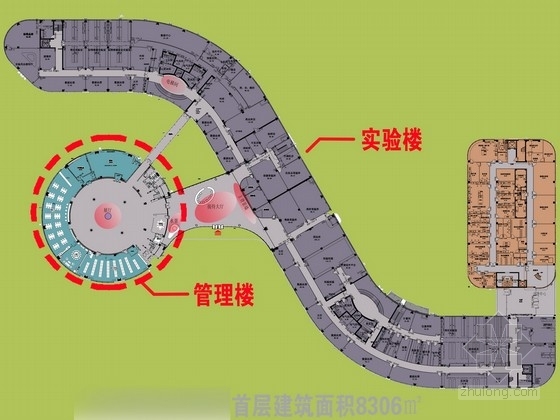 高档展厅装修资料下载-[北京]药品监督管理部门现代高档综合楼室内设计方案