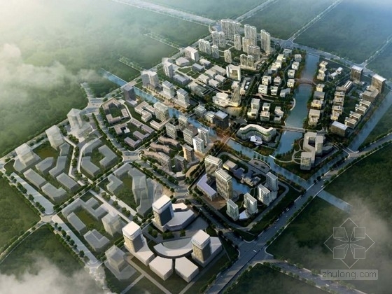 绿色生态小区文本资料下载-[浙江]绿色生态型科技文化城规划设计方案文本