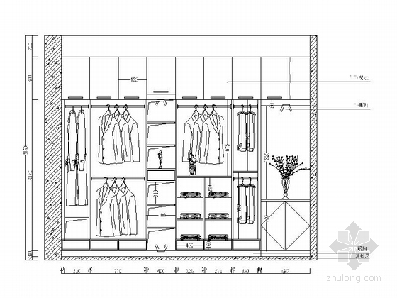 [原创]现代简约时尚4层别墅室内设计CAD施工图-[原创]现代简约时尚4层别墅室内设计立面图