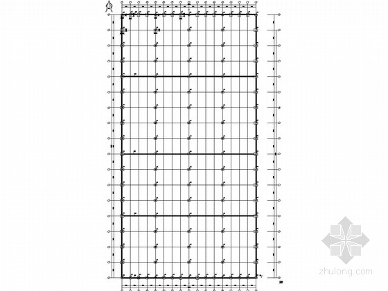 厂房轻钢结构建筑施工图资料下载-204米长单层轻钢结构厂房结构施工图