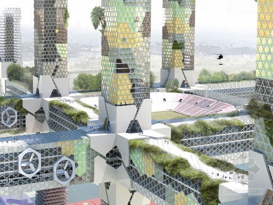 2010evolo摩天大楼资料下载-Tower City in Marseilles-eVolo摩天大楼建筑竞赛2010年