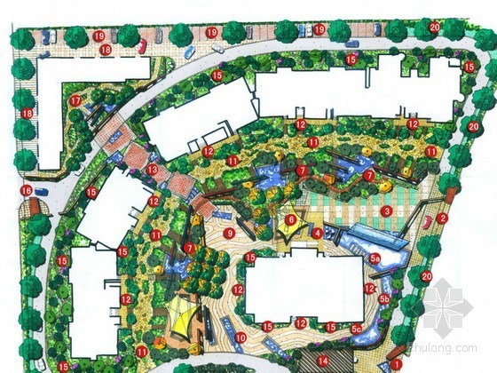 欧美风格小区休闲广场景观资料下载-[成都]小区景观深化设计方案