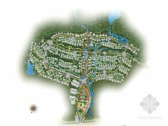 某居住小区规划设计方案资料下载-某别墅小区规划设计方案
