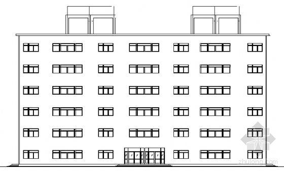 六层结构设计施工图资料下载-某六层办公楼建筑结构施工图及结构设计说明书[合肥工业大学自考毕业设计]