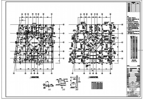 深圳地铁16号线高清图资料下载-威海某16层公寓楼结构设计图