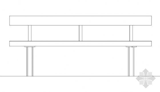 景观座凳模型资料下载-休息座凳详图