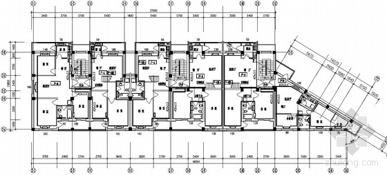 六层住宅楼水暖图资料下载-某六层住宅楼采暖图