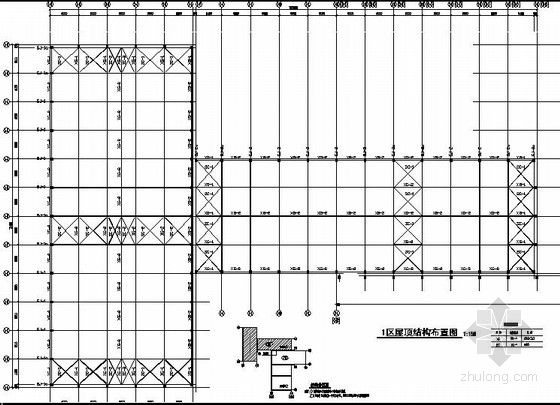 某单层钢结构厂房结构图纸资料下载-某单层排架钢结构厂房结构施工图