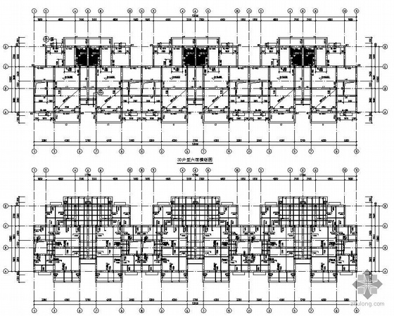 二层砖混结构设计图纸资料下载-某6跃7砖混结构住宅施工图