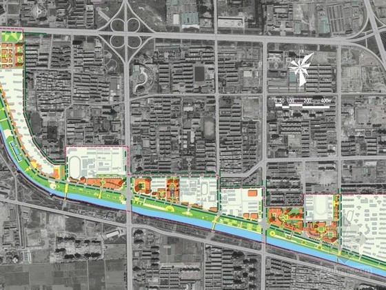 2021商业区规划设计资料下载-[郑州]滨水商业区规划设计方案