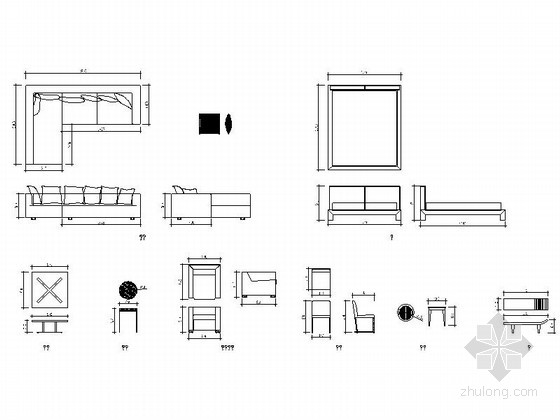 家具设计cad样品图图片