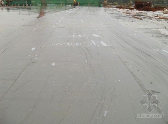 基础底板超长超大面积混凝土结构跳仓施工工法-混凝土薄膜覆盖 