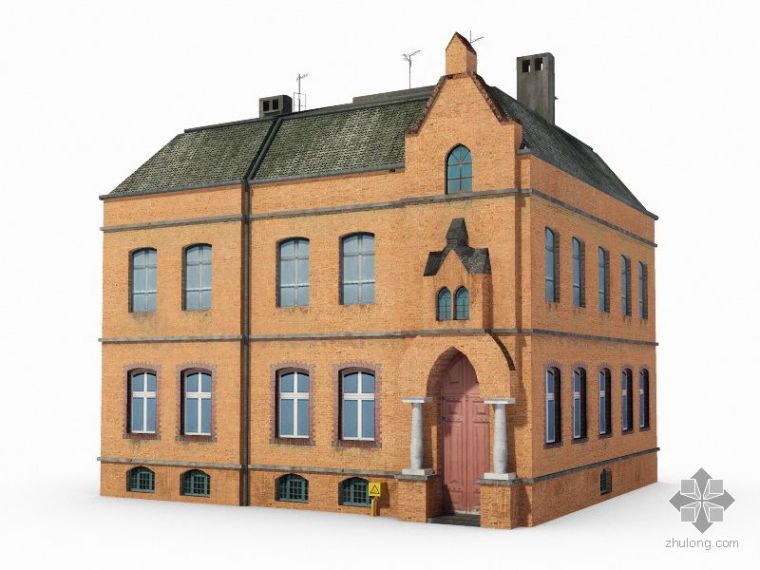 汉口老建筑模型资料下载-西式老住宅楼