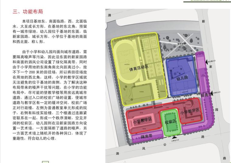 [上海]新凯家园三期A地块配套小学建筑方案文本（PDF+39页）-功能布局