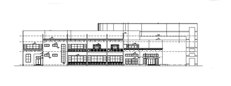 餐饮建筑设计方案SU资料下载-多层娱乐中心娱乐建筑设计方案（CAD）